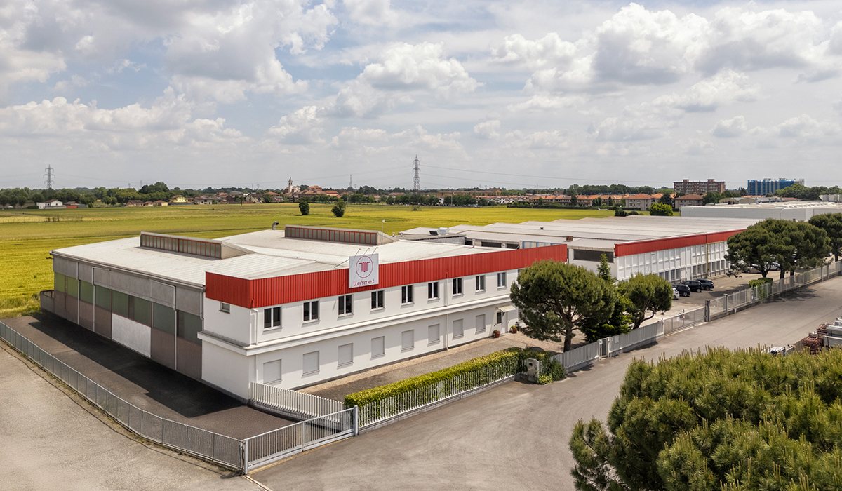 Vista aerea dello stabilimento Ti.Emme.Ti di Settala (MI)